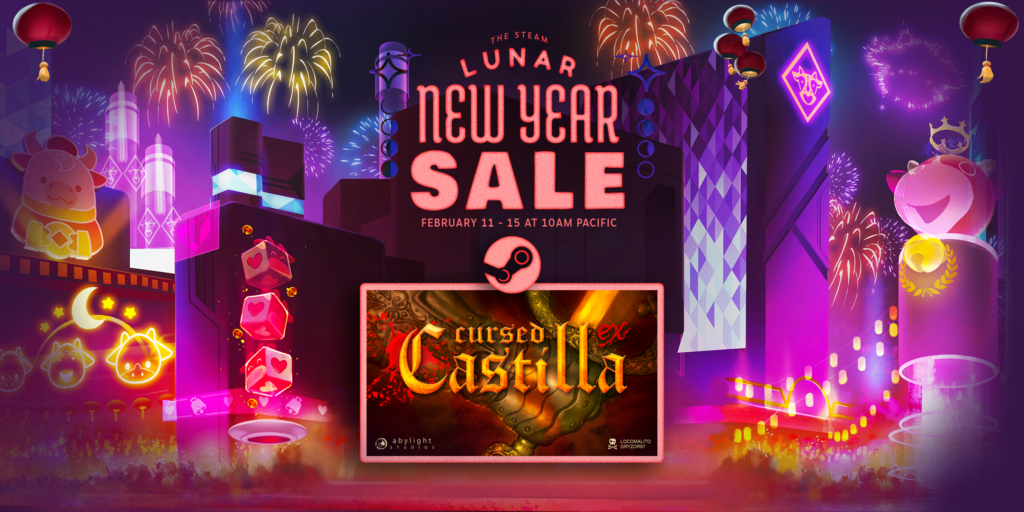 50% off: Cursed Castilla and Super Hydorah on Lunar New Year Steam Sale