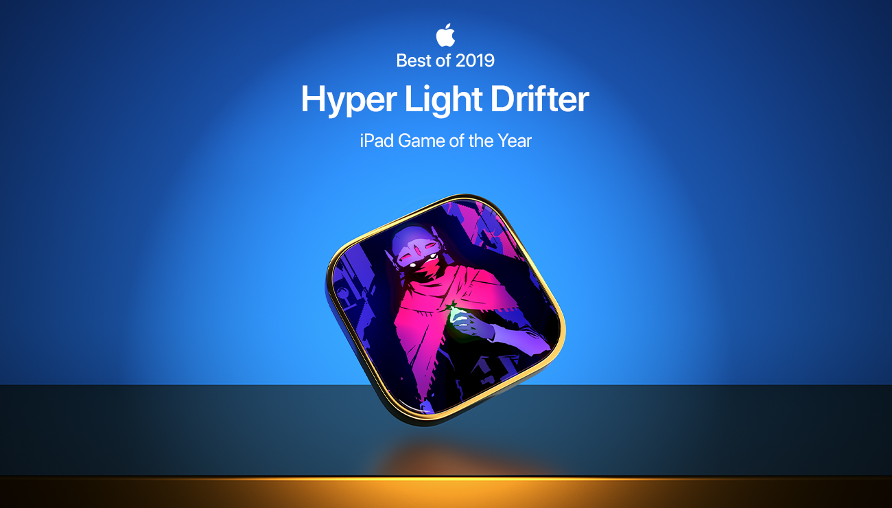 Hyper Light Drifter wins iPad Game of the Year!
